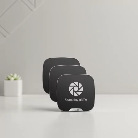Pack Cobertas Personalizáveis AJAX (10 Unidades - Sirene Exterior - Branco/Cinza)