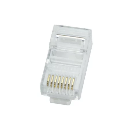 Fichas RJ45 Macho Cat5 Saco 100un