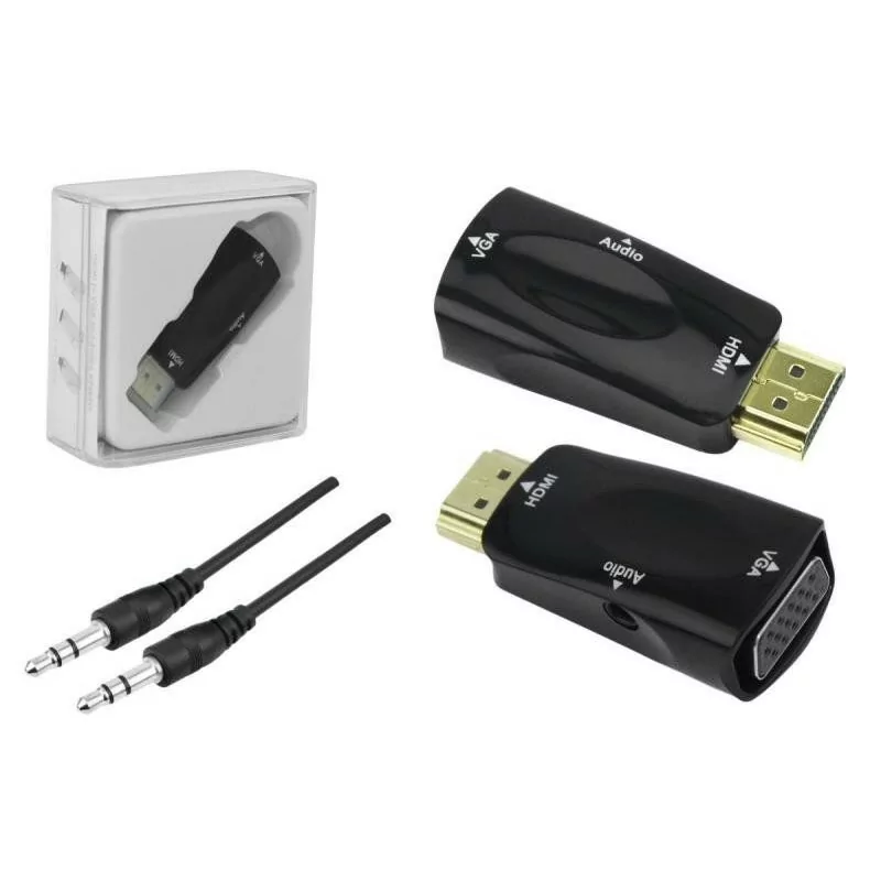 HDMI to VGA and audio converter