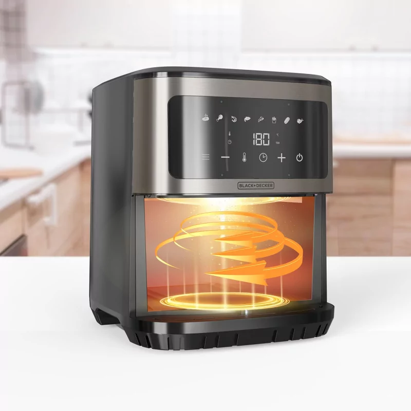 Air Fryer Black+Decker - 6.5 Litros 1600W - BXAF2501E - Fritadeira Sem Óleo