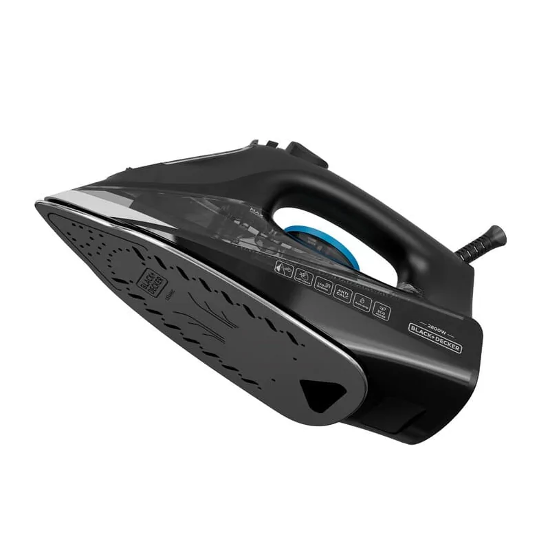 Black+Decker 2800W Steam Iron - Ceramic Soleplate - BXIR2805E