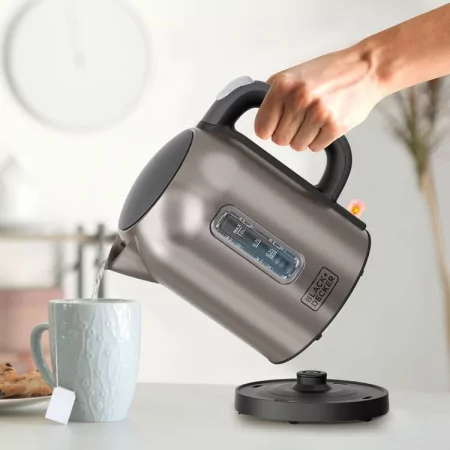 Black & Decker Electric Kettle 2200W 1L - Stainless Steel - BXKE2207E