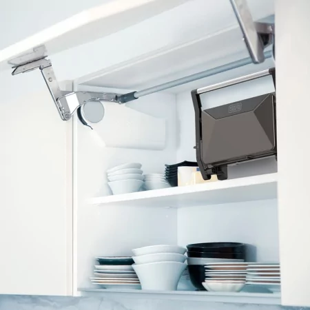 Grelhador Black+Decker 1000W - Abertura 180º - Placas Antiaderentes - BXGR1001E