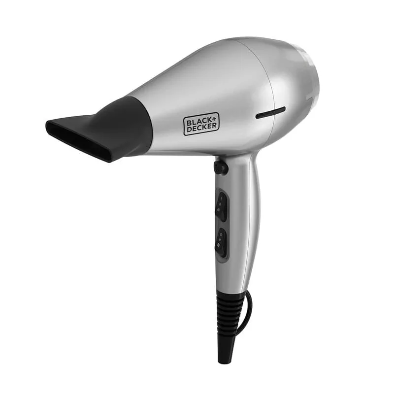 Secador de Cabelo Iónico Black+Decker - 2400W Motor AC - BXHDA2400E Secador de Cabelo Iónico Black+Decker - 2400W Motor AC - BXHDA2400E