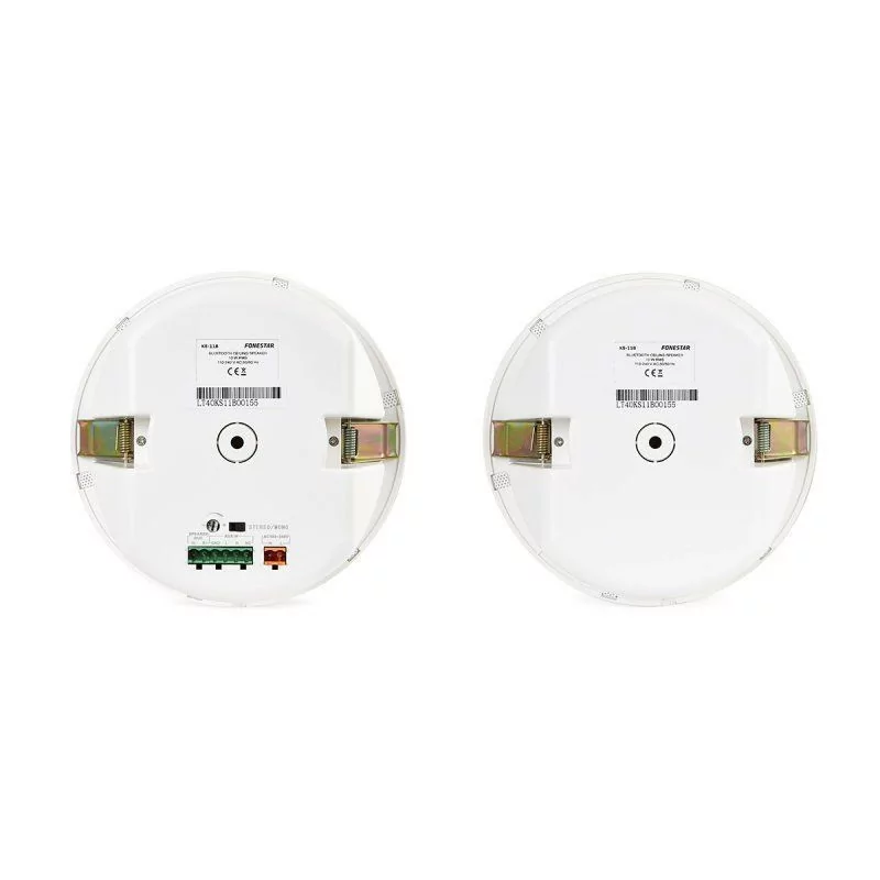 Par de colunas amplificadas 6,5" 10W de embutir com Buetooth - Fonestar