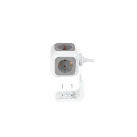 Cubo de 4 tomadas e 2 fichas USB 2.1A e cabo de 1.4m