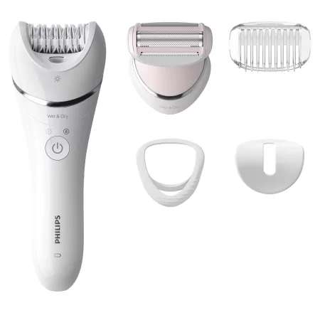 Kontrolsat - Philips Epilator - Epilator Series 8000 - Wet/Dry - White - BRE710/00