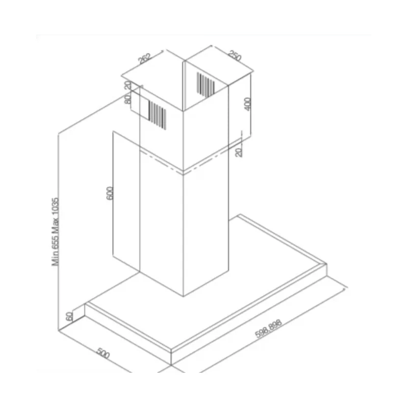 Kontrolsat - Meireles Chimney - 580M3/H - Mep 291 W - White