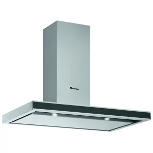 Kontrolsat - Chaminé Meireles - 540M3/H - Mep 470 Xn - Inox & Vidro Negro