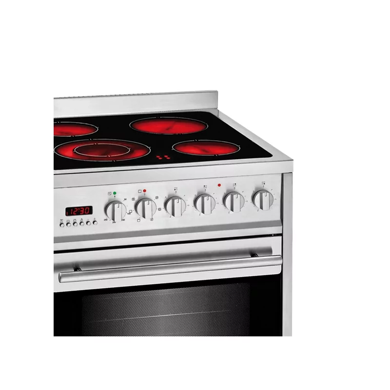 Kontrolsat - Meireles Electric Stove - 55L - 4 Zones - E 611 X - Stainless Steel
