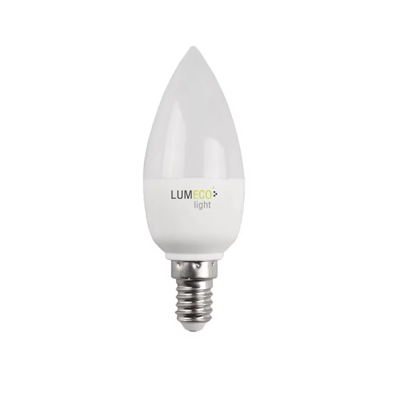 Kontrolsat - Lâmpada LED EDM - Vela - E14 - 5W - 400LM - 3200K - Luz Quente - 3,6x10,3cm - 98329 Kontrolsat - Lâmpada LED EDM - Vela - E14 - 5W - 400LM - 3200K - Luz Quente - 3,6x10,3cm - 98329