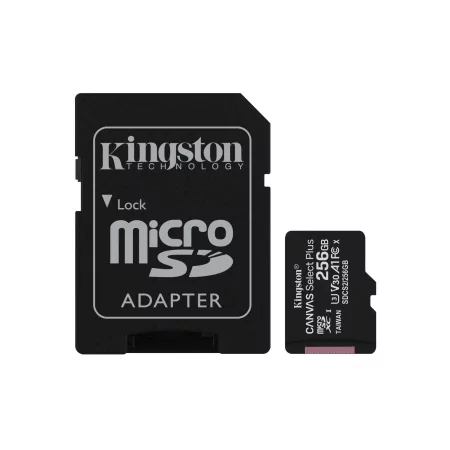 Kontrolsat - Cartão MicroSD Kingston - 256GB + AdaptadorSD - SDCS2/256GB