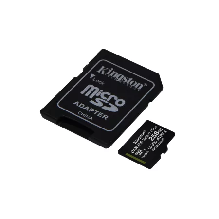 Kontrolsat - Cartão MicroSD Kingston - 256GB + AdaptadorSD - SDCS2/256GB