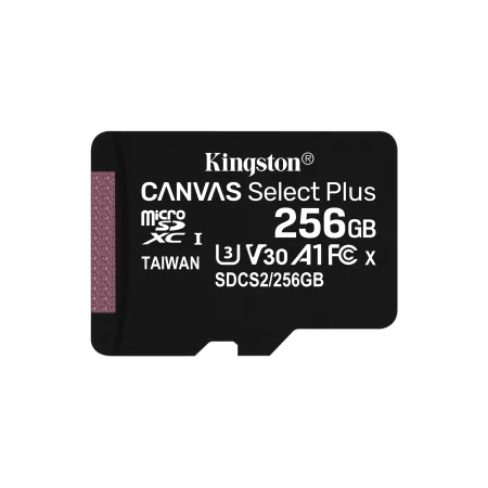 Kontrolsat - Cartão MicroSD Kingston - 256GB + AdaptadorSD - SDCS2/256GB