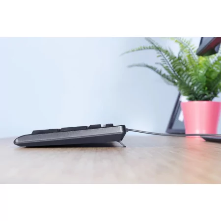 Kontrolsat - Trust Keyboard & Mouse Kit - Wired - USB - Black - 23970