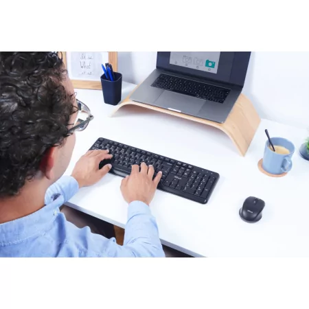 Kontrolsat - PT Trust Wireless Keyboard and Mouse - Black - 23942