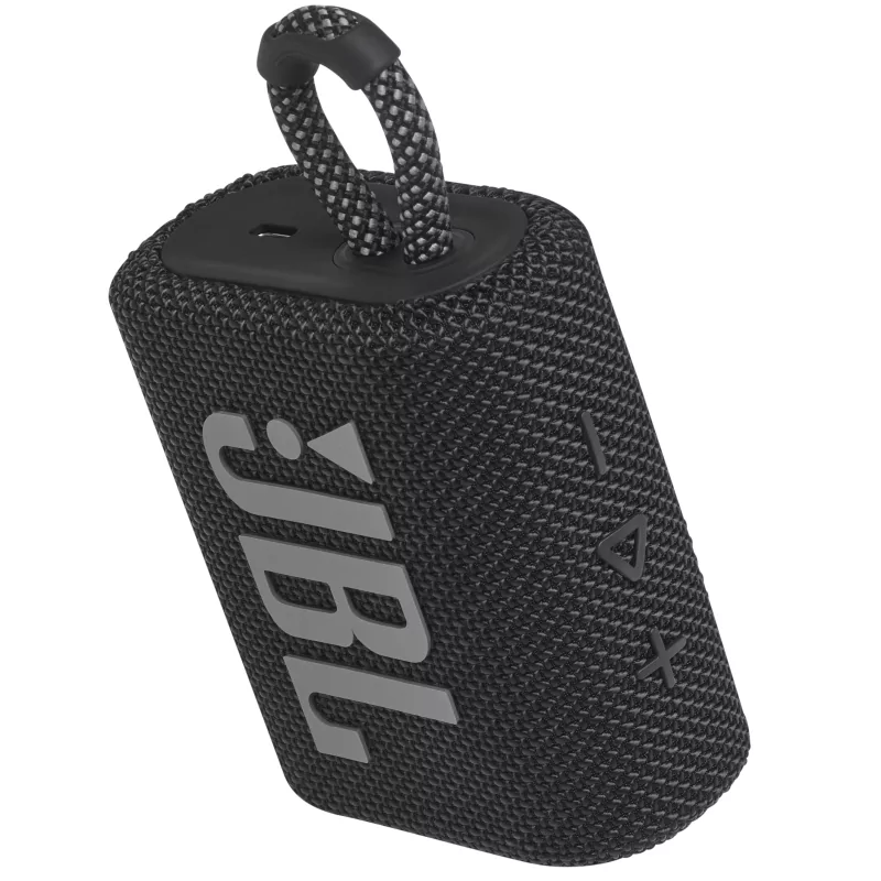 Kontrolsat - Portable Speaker JBL GO 3 - IP67 - Black - GO3BLK