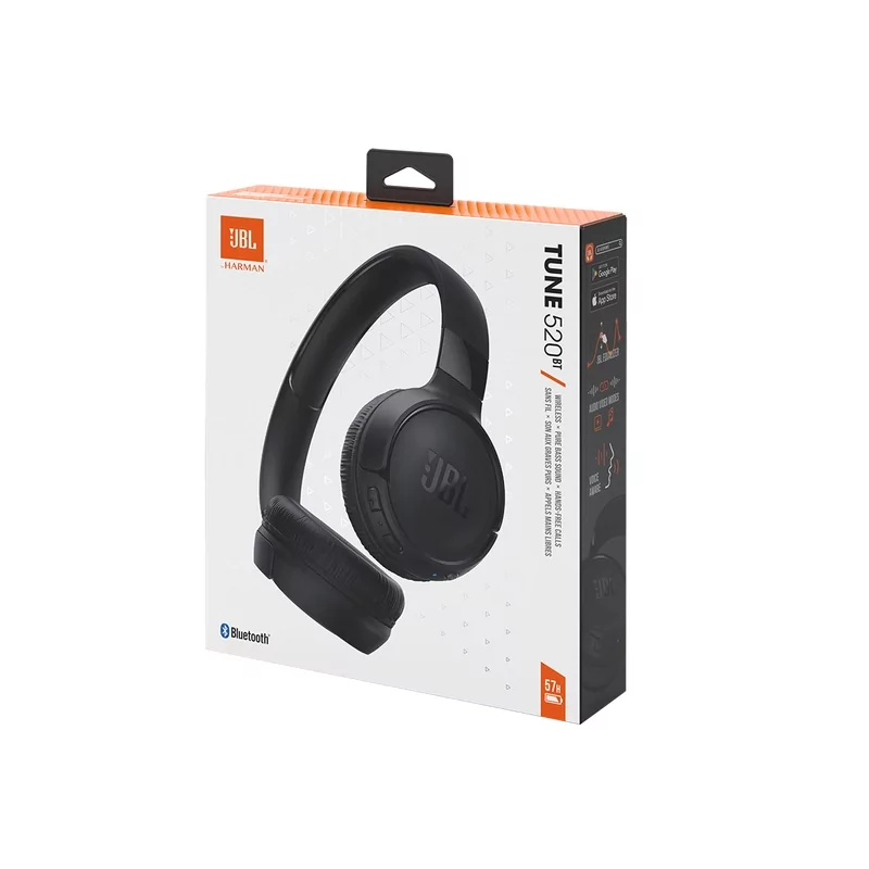 Kontrolsat - JBL Bluetooth Headphones - Black - T520BTBK