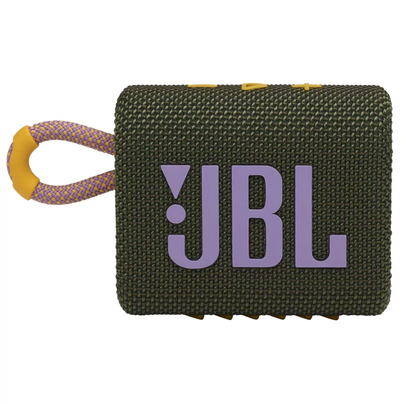 Kontrolsat - Coluna Portátil JBL GO 3 - IP67 - Verde/Rosa - GO3GRNPNK