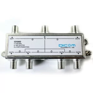 Repartidor Satélite 6 Saídas - 5-2400MHZ (passagem CC)