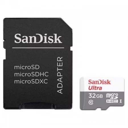 Kontrolsat - SanDisk Ultra 32GB Memory Card - MicroSD HC with Adapter - Class 10 - 100MB/s