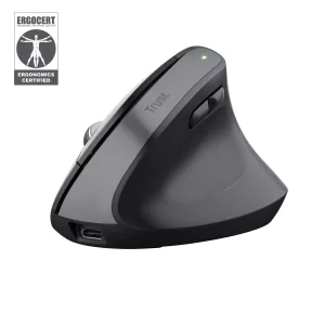 Kontrolsat - Trust Bayo+ Ergonomic Mouse - 2400 DPI - Wireless