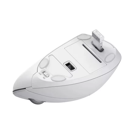 Kontrolsat - Rato Trust Verto Ergonomico - 1600 DPI - Branco
