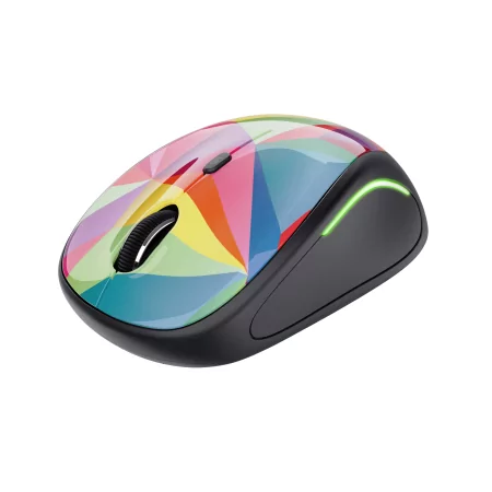Kontrolsat - Trust Yvi Mouse - 1600 DPI - Wireless - Multicolor
