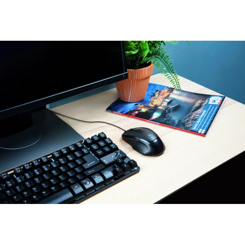 Kontrolsat - Trust Voca Comfort Mouse - 2400 DPI - Black