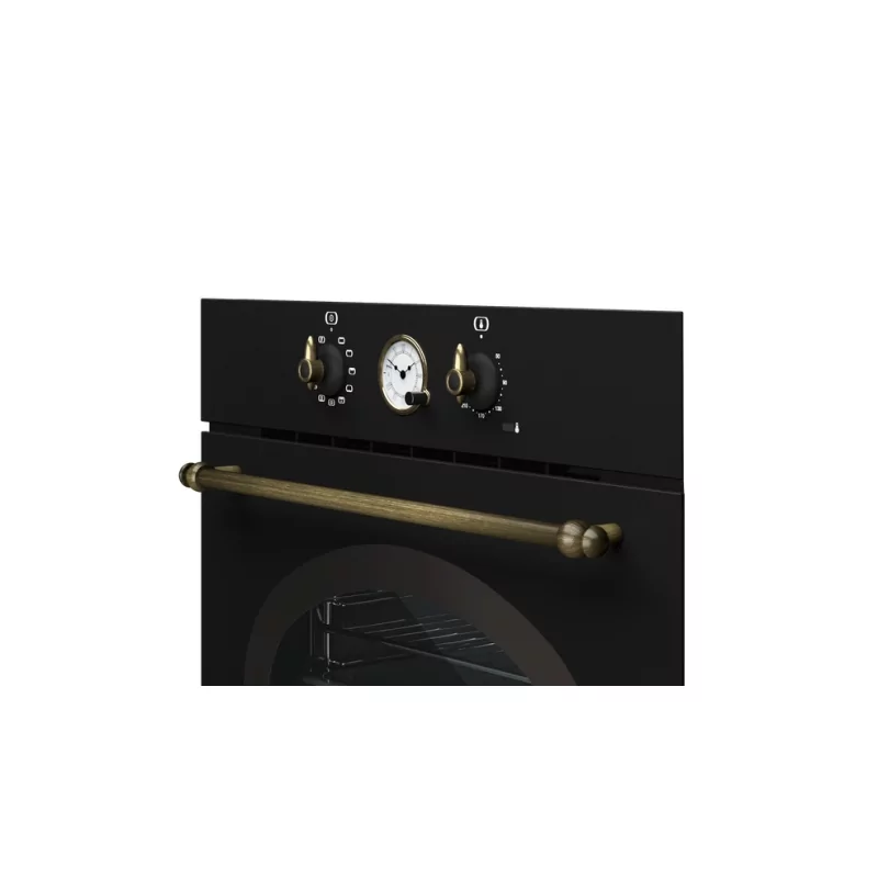 Kontrolsat - Forno Teka Rústico - HRB 6300 AT- 70L - Classe A - Preto