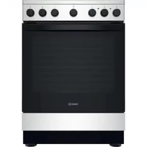 Kontrolsat - Indesit Electric Stove - 4 Burners - 69L - Stainless Steel - IS67V5PHX/E