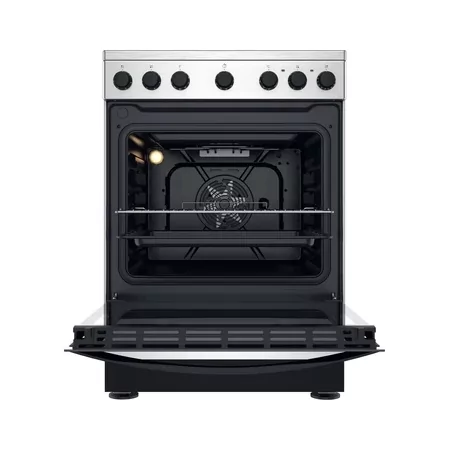 Kontrolsat - Fogão Eletrico Indesit - 4 Queimadores - 69L - Inox - IS67V5PHX/E