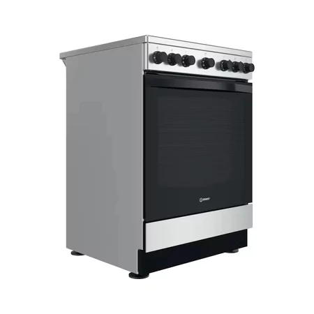 Kontrolsat - Fogão Eletrico Indesit - 4 Queimadores - 69L - Inox - IS67V5PHX/E