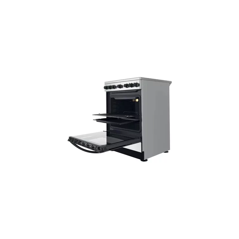 Kontrolsat - Fogão Eletrico Indesit - 4 Queimadores - 69L - Inox - IS67V5PHX/E