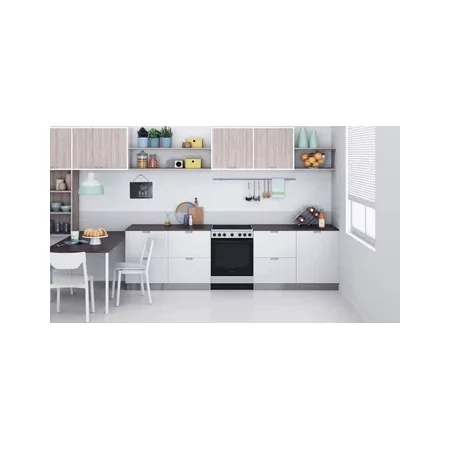 Kontrolsat - Fogão Eletrico Indesit - 4 Queimadores - 69L - Inox - IS67V5PHX/E