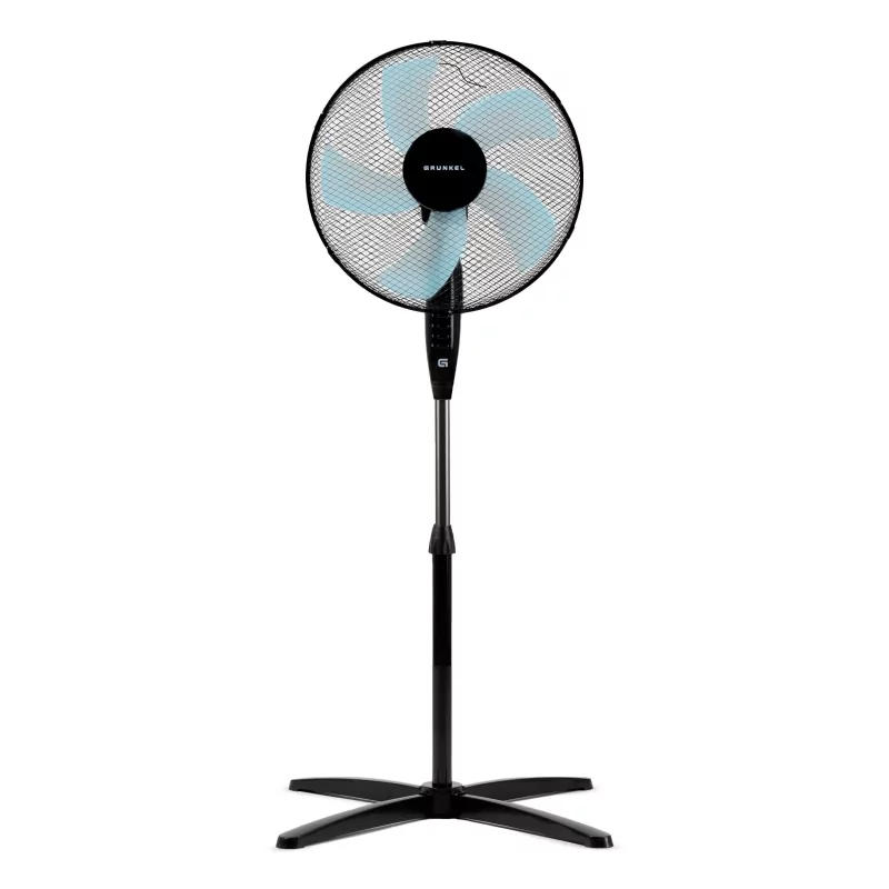 Kontrolsat - Ventoinha de Pé Grunkel Fan-165x NG - 50W (5 aspas 40cm - 3 velocidades)