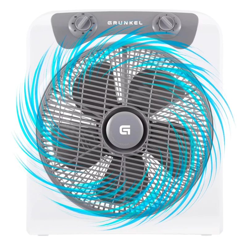 Kontrolsat - Ventoinha de Chão Grunkel Box Fan - 45W (3 velocidades)