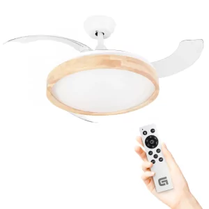 Kontrolsat - Ventoinha de Teto Grunkel Skywind-42WO - 40W (6 velocidades)