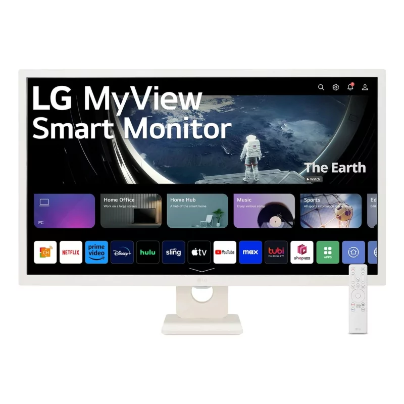 Kontrolsat - Smart Monitor LG MyView 32 - 32SR50F-W - Full HD - Branco Kontrolsat - Smart Monitor LG MyView 32 - 32SR50F-W - Full HD - Branco