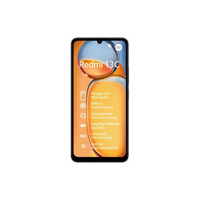 Kontrolsat - Smartphone Xiaomi Redmi 13C - 6.74" (4GB/128GB) - Black