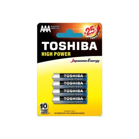 Kontrolsat - Pilhas Toshiba - Alcalinas - AAA - Pack 4 Kontrolsat - Pilhas Toshiba - Alcalinas - AAA - Pack 4