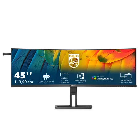 Kontrolsat - Philips Monitor 45B1U6900C 44.5" LED UltraWide Dual QHD 75Hz Curved USB-C