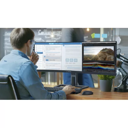 Kontrolsat - Philips Monitor 45B1U6900C 44.5" LED UltraWide Dual QHD 75Hz Curved USB-C