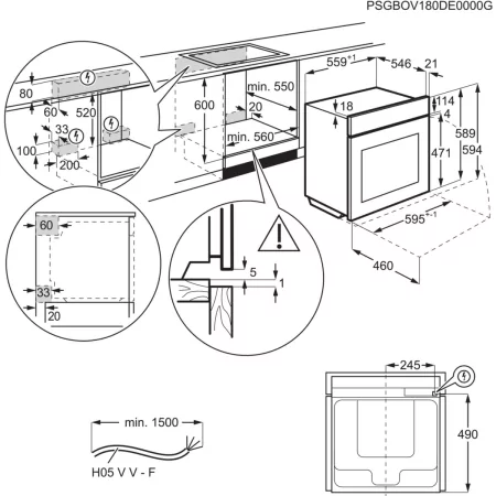 Kontrolsat - Forno AEG BPE-748380T - 71L