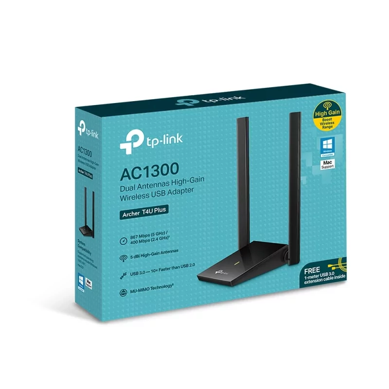 Kontrolsat - TP-Link AC1300 Dual-Band Wireless USB Network Adapter