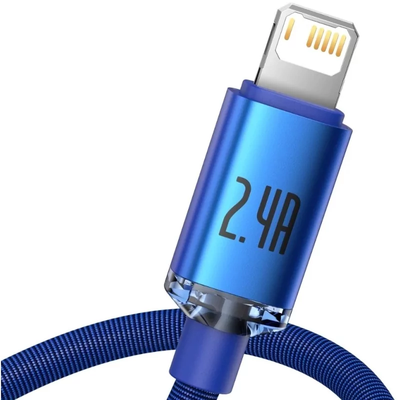 Kontrolsat - Cabo Baseus - USB-A - Lightning - 1.2M - Azul