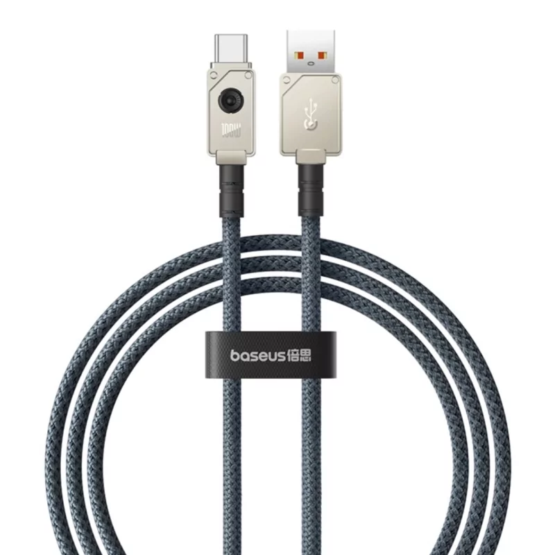 Kontrolsat - Baseus Cable - USB-A - USB-C - 100W - 1M - Gray