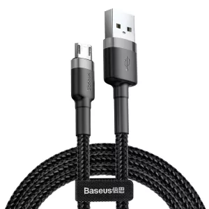 Kontrolsat - Cabo Usb Cafule For Micro 2.4a 0.5m Gray+black