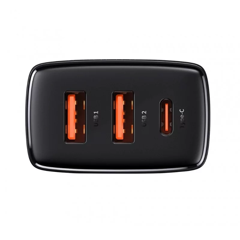 Kontrolsat - Carregador Baseus Compact CCXJ-E01 30W Fast Charger 3.0 - Preto