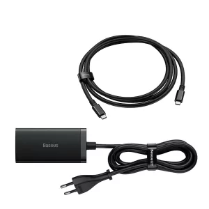Kontrolsat - Baseus GaN5 Pro Fast Charger 67W Dual USB-C/USB-A Black + HDMI - Black